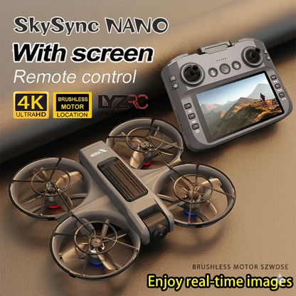 New X226 Drone 4K Profession HD Wide Angle Camera Wifi FPV RC Dron Height Keep Helicopter Large Screen Foldable Quadcopter Toys