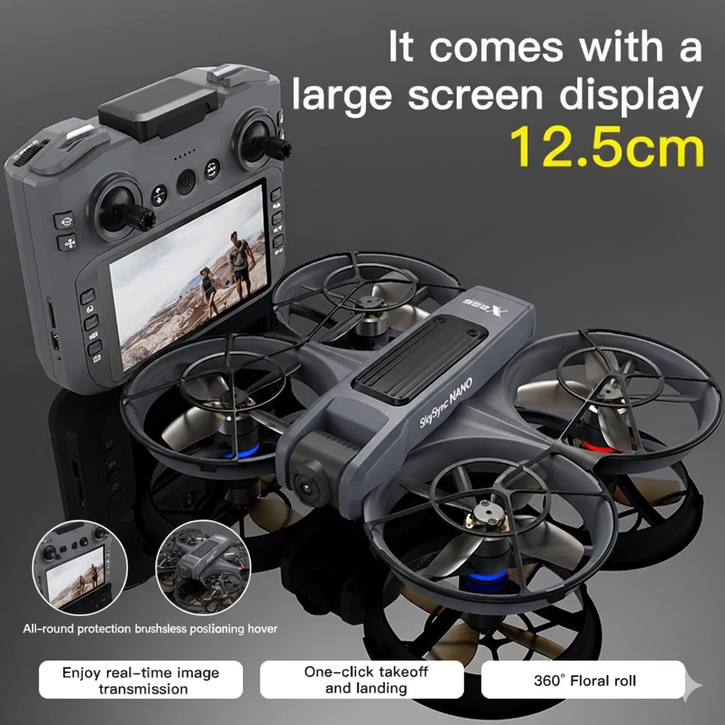 New X226 Drone 4K Profession HD Wide Angle Camera Wifi FPV RC Dron Height Keep Helicopter Large Screen Foldable Quadcopter Toys