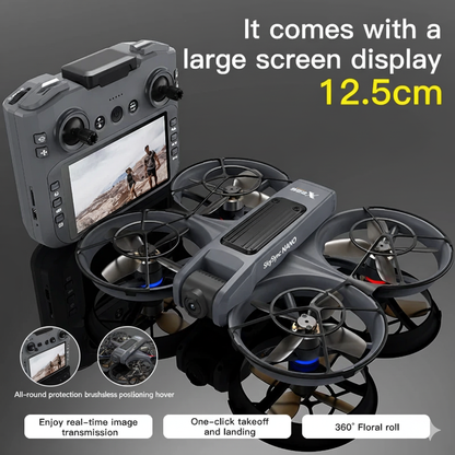 New X226 Drone 4K Profession HD Wide Angle Camera Wifi FPV RC Dron Height Keep Helicopter Large Screen Foldable Quadcopter Toys