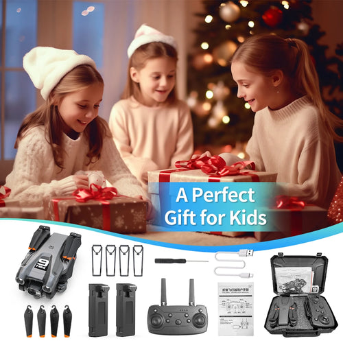 SkySync Plus Drone with 4K HD Dual Camera for Adults/Kids